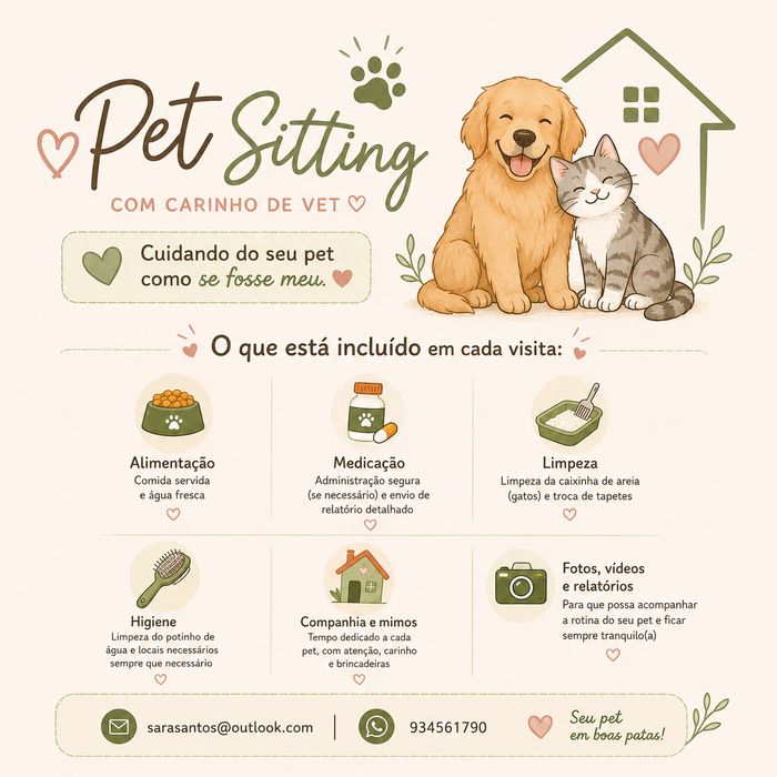 Pet Sitting Felgueiras e arredores