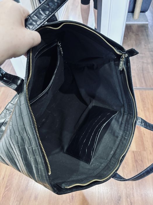 Ochnik skorzany shopper