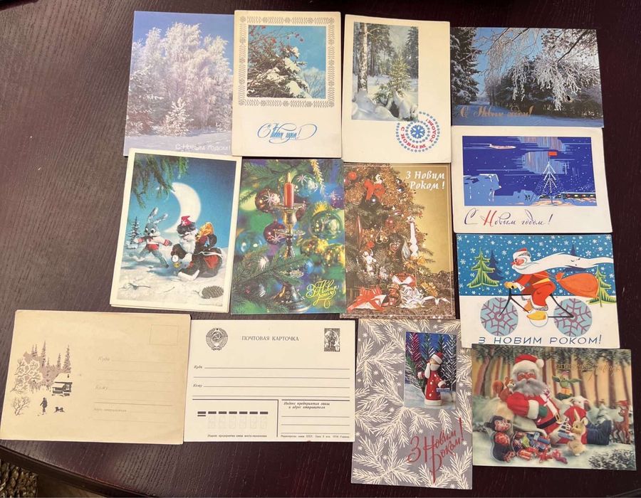 Листівки радянських часів , не підписані в гарному стані, ціна за 1 шт