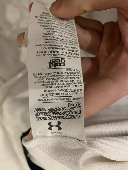 Кофта,худі біла Under Armour Оригінал