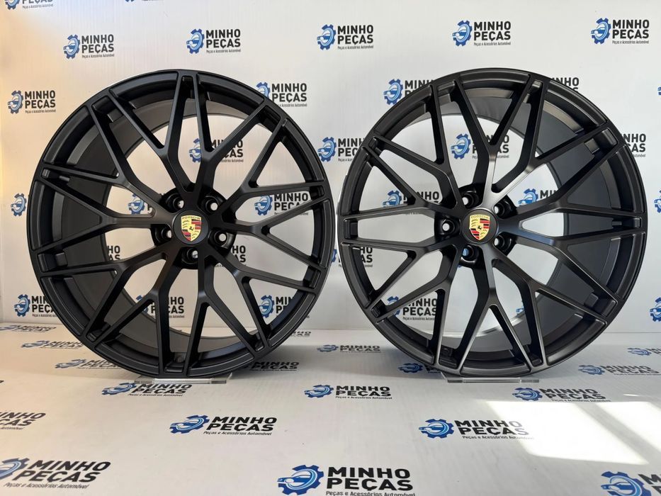 Jantes Look Porsche Macan GTS em 21 (5x112) Preto Matte