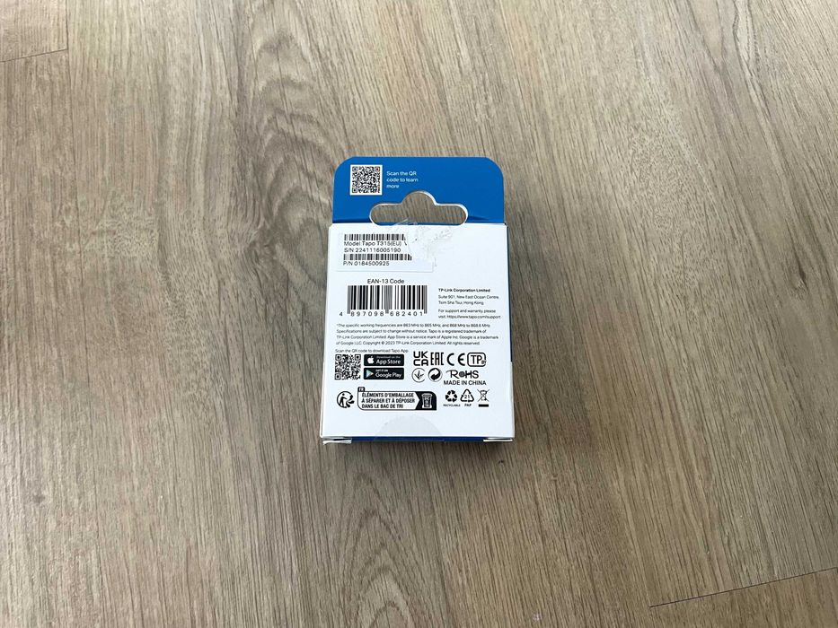Tapo T315 Smart Home - Sensor temperatura e humidade