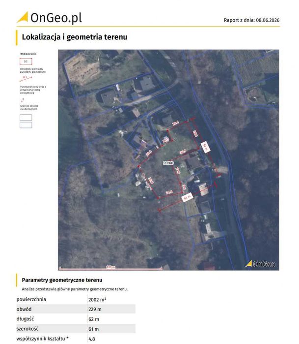 Połchowo | Działka z WZ 2002 m² | Blisko Redy i Trójmiasta