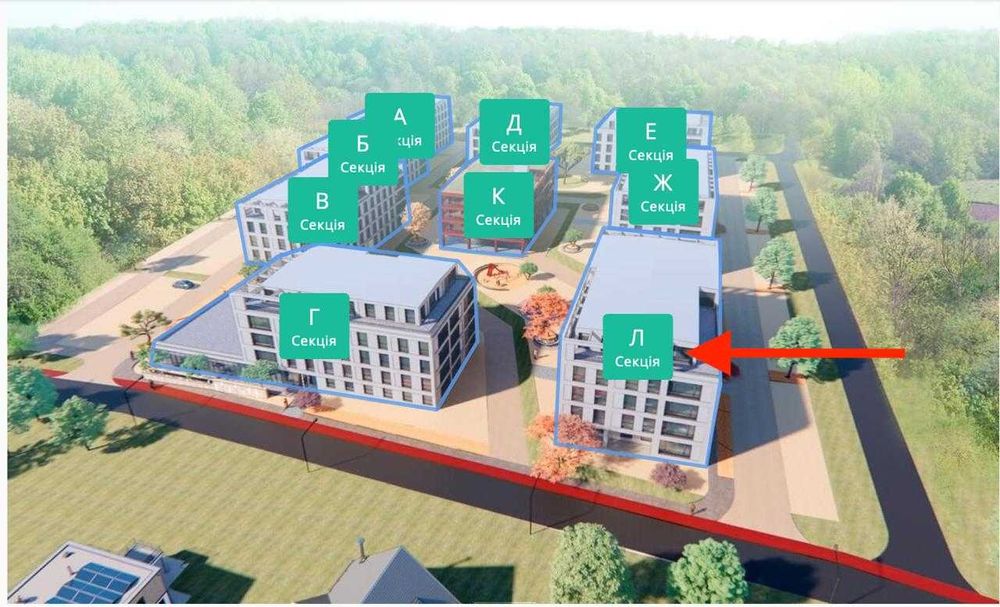 Продаж паркомісця у новобудові ЖК На Спортивній с. Сокільники