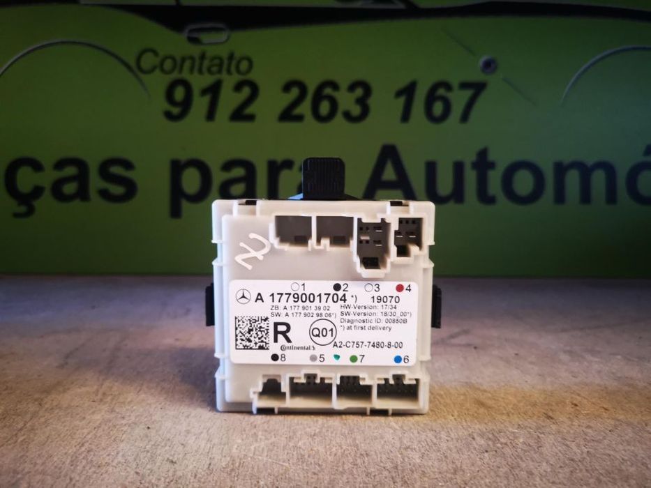 MERCEDES A W177 MÓDULO CONTROLO PORTA TRÁS DIREITA - MD036