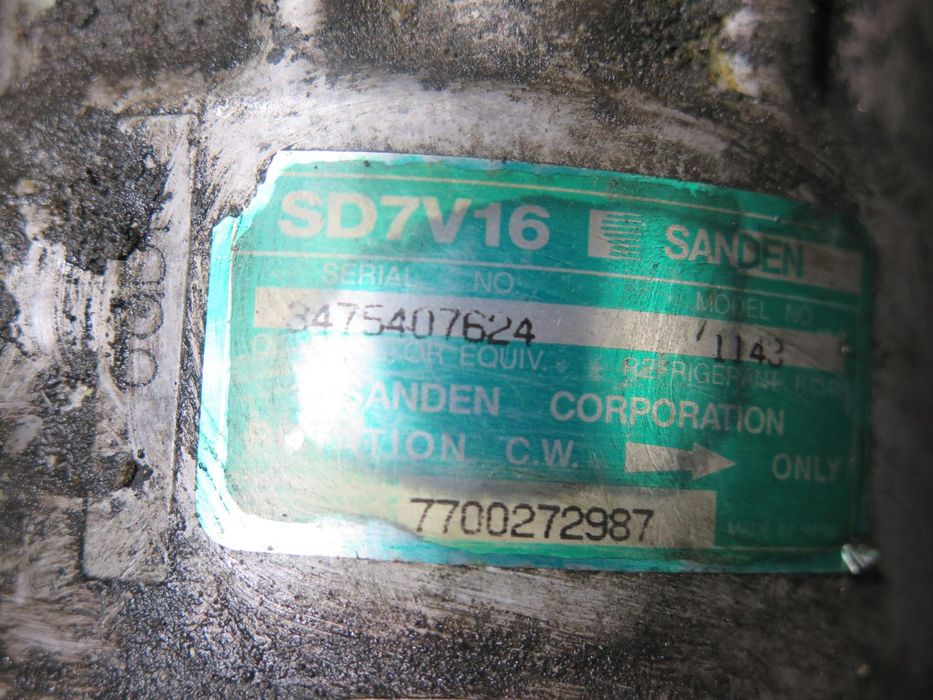 Compressor De Ar Condicionado Renault Megane I Ref: Sd7V16 -