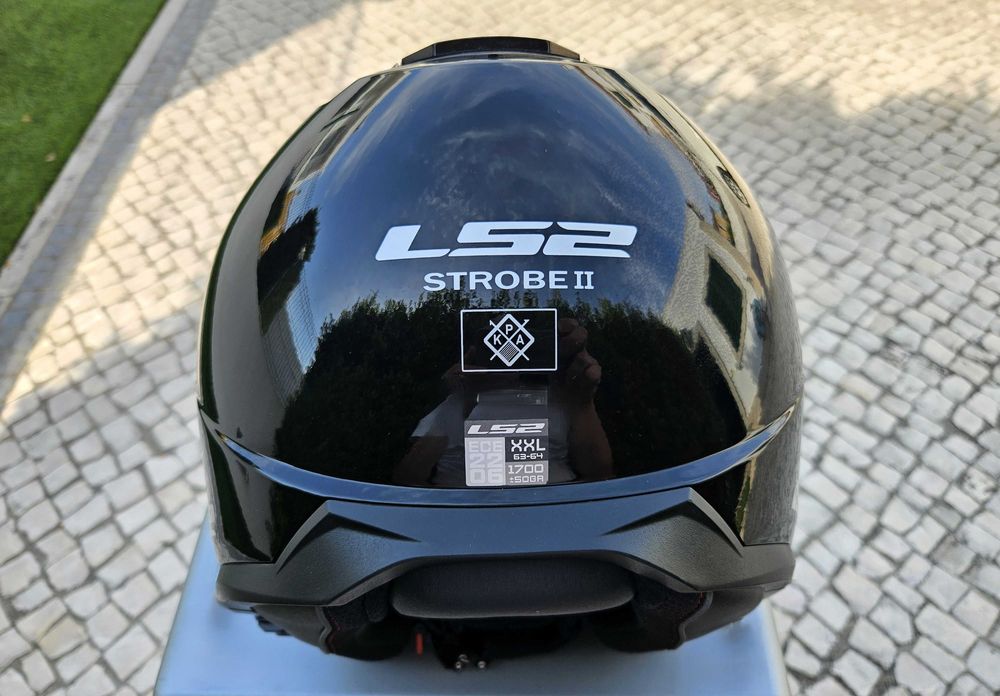 Capacete modular - LS2 Strobe 2 FF908 - Black Gloss