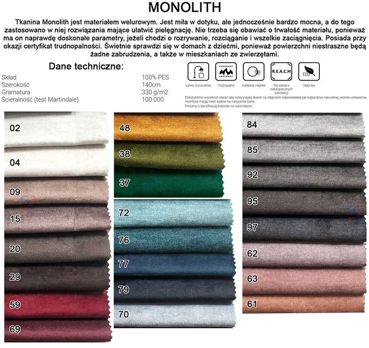 Narożnik rozkładany KARO, Funkcja spania, Pojemnik, Rogówka, Producent