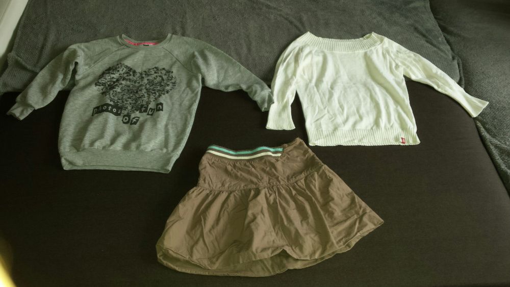 dresy, spódniczki, bluzki ...roz.134/140