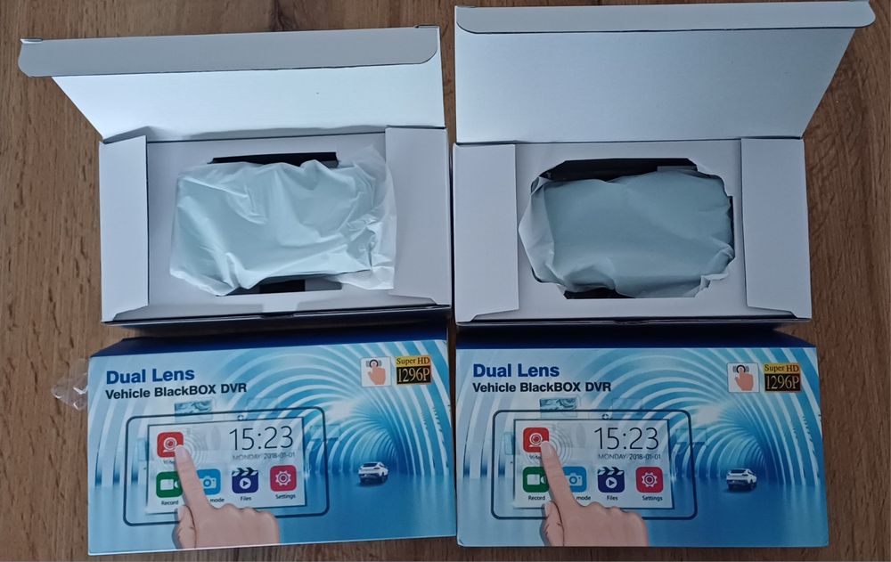 Kamera samochodowa wideorejestrator dotykowy ekran, 32 GB karta