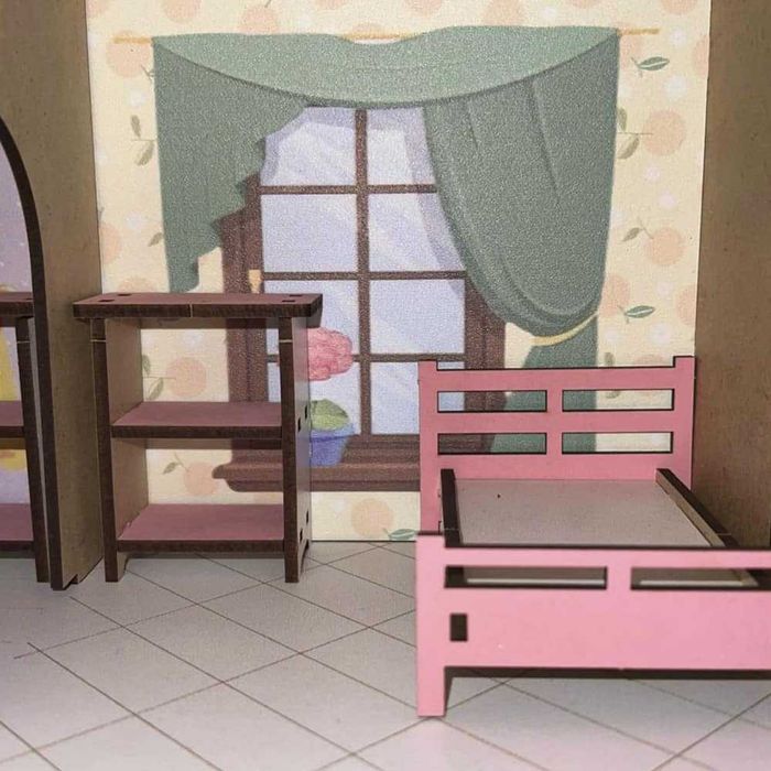 Кукольный дом для LOL та Барби, Будинок для кукол, деревʼяний домик