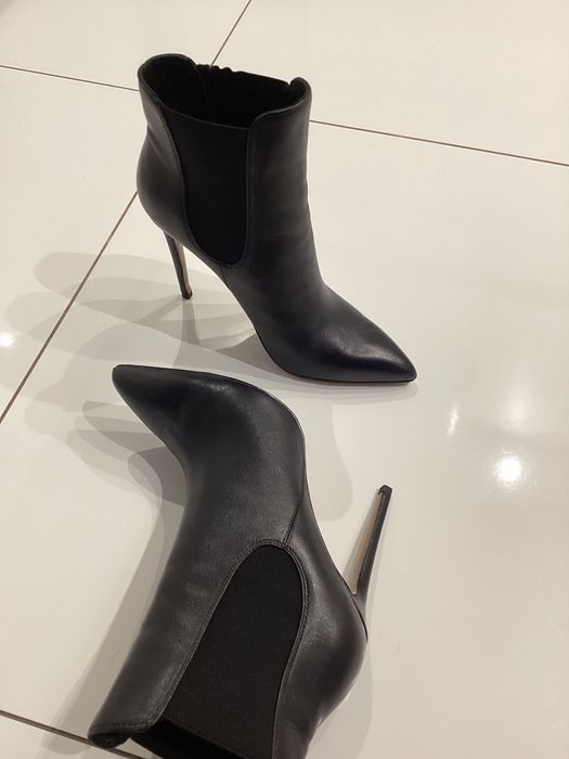 Botki Kazar skóra czarne