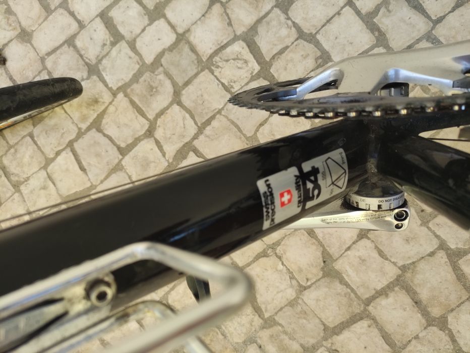 Bicicleta bmc escoras e forqueta carbono