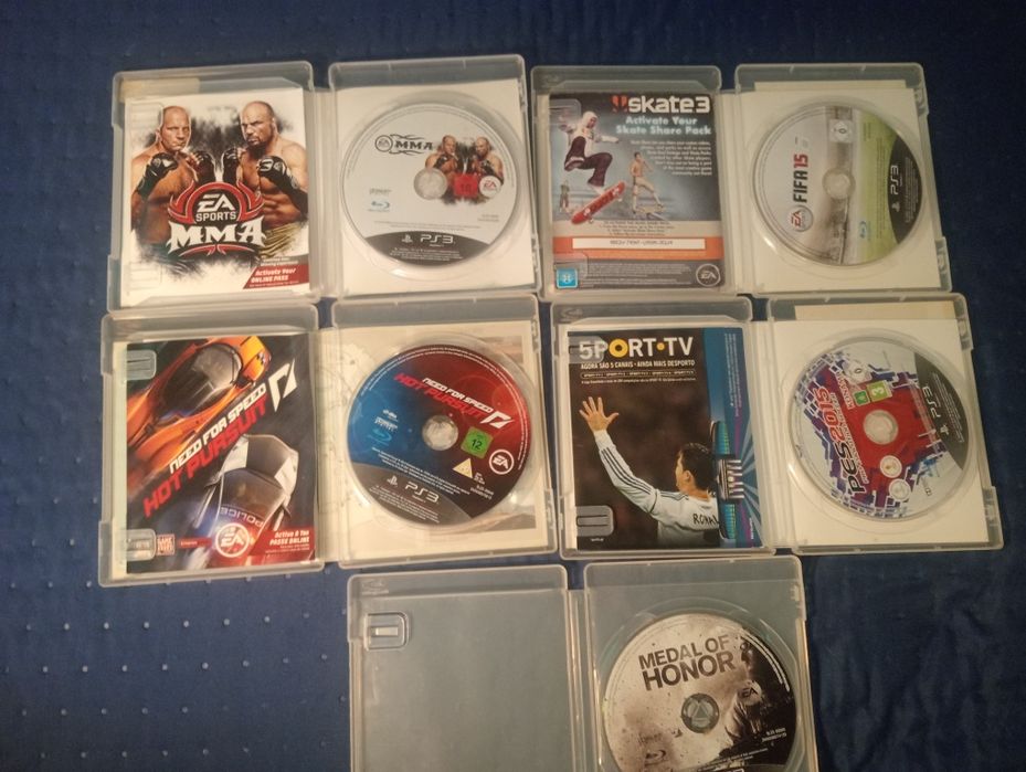 Lote de 5 jogos PS3 – vários títulos
