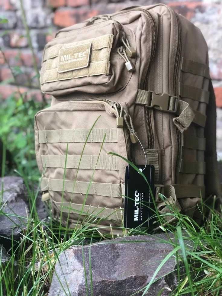 Рюкзак mil-tec large assault pack 36 л coyote, рюкзак мил-тек, міл-тек ...