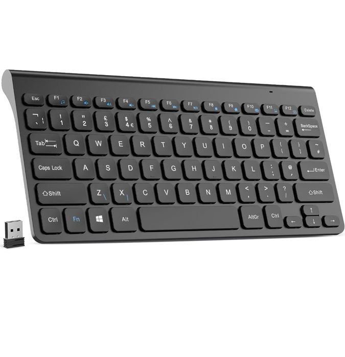Klawiatura bezprzewodowa 2.4G, miniaturowa klawiatura QWERTY