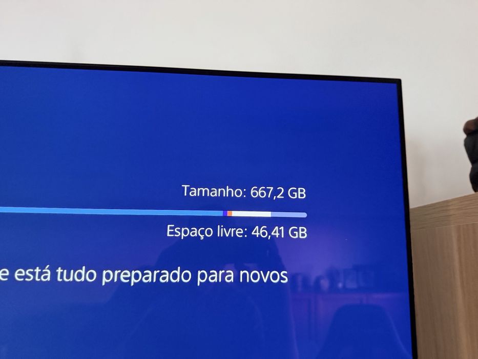 PS5 com leitor e 850gb ssd