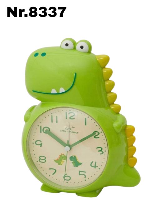 Zegarek budzik Smok zielony dziecięcy nr.8337