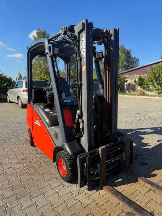 wózek widłowy LINDE H16T 4.60m TRIPLEX przesuw pozycjoner 4000mtg 2012