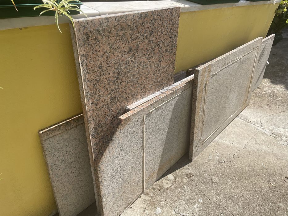 Granito rosa porrinho em tampos