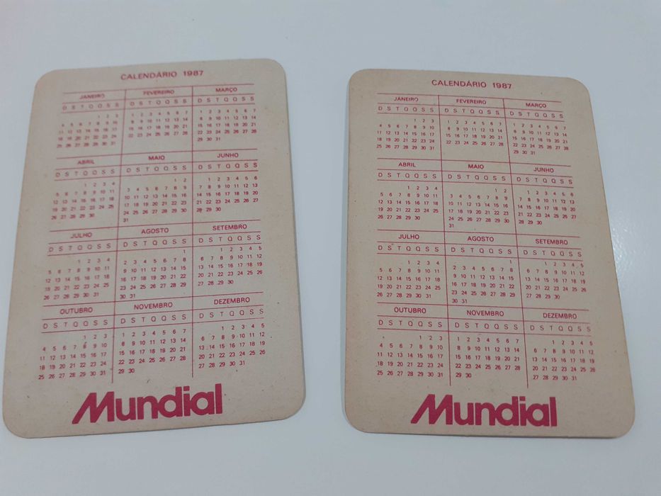 Calendários Antigos para venda ou troca v12