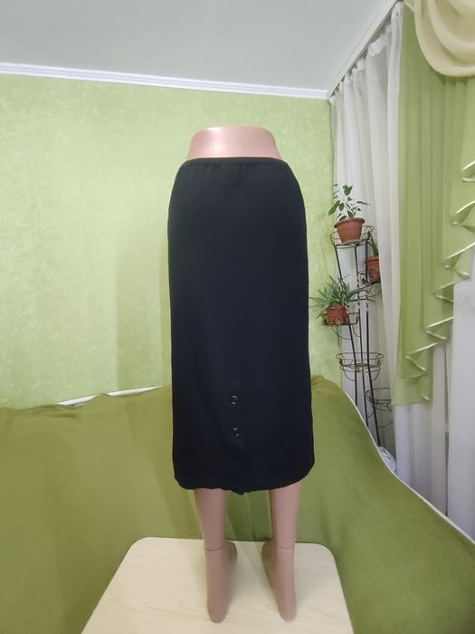 Длинная вязаная юбка