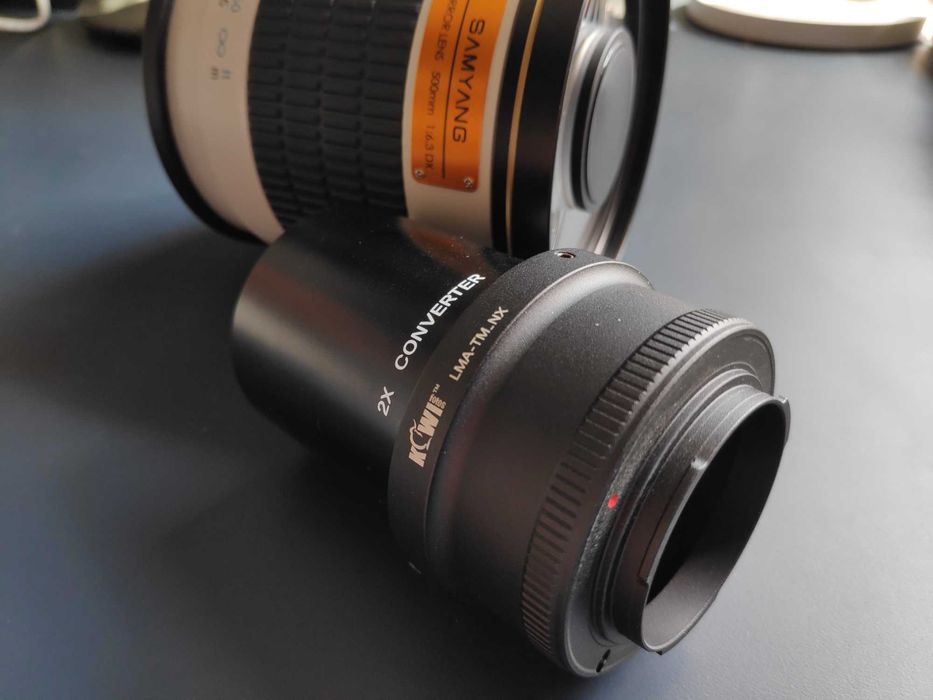 Objetiva Samyang 500mm