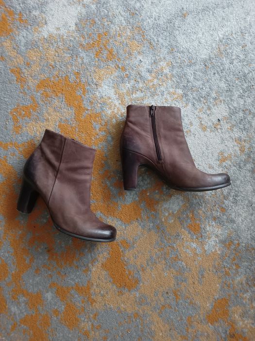 Botki skórzane Ecco rozm. 39