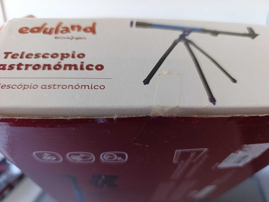 Telescópio astronómico Eduland - brinquedo educativo - NOVO