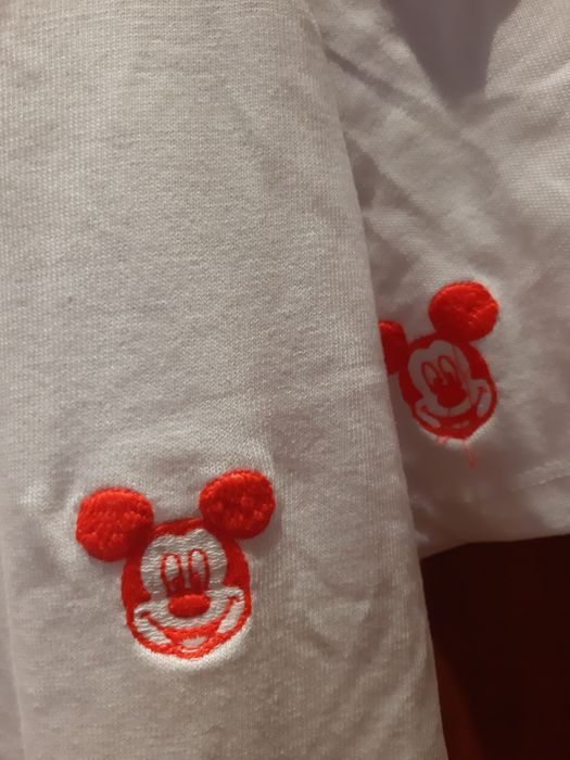 Sukienka Zara Miki Disney M haft biała limited myszka miki