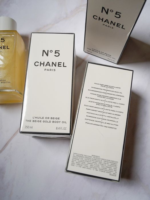 Олія для тіла Chanel N°5 The Beige Gold Body Oil