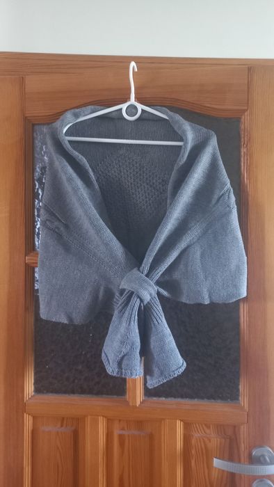 Nowa narzutka/ocieplacz/sweterek - kolor szary