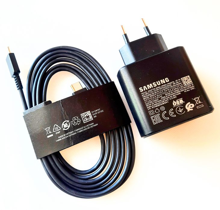 Швидкісна зарядка Samsung 45W PD Блок + Провід 1,8 метра Type-C/Type-C