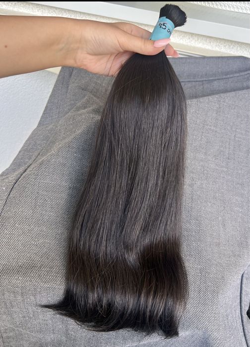 9) wlosy dziewicze 46 cm 107 gr
