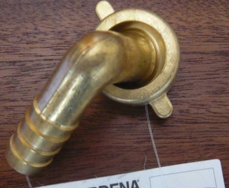 Cotovelo latão 3/4" a 1/2"