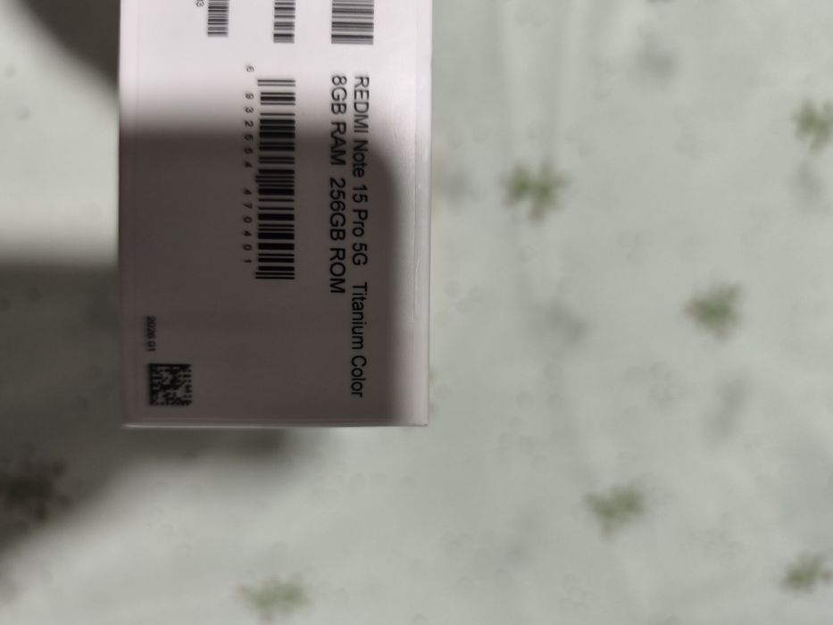 Xiaomi redmi note 15pro 5G 256gb camara 200megapixel