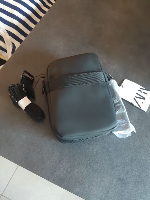 Saszetka czarna Zara męska kolekcja mała limited torebeczka tkmaxx boh