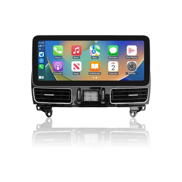 CarPlay Android Auto Radio Android GPS Nawigacja BT WiFi 4G USB MP3 MP4 YouTube Bluetooth Mercedes ML W166 System NTG4.5 Harman Kardon