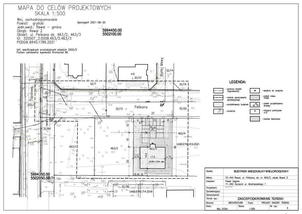 Działka budowlana z projektem i pozwoleniem na budowe