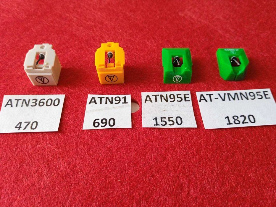 Голки вставки і картриджі нові AT3600L AT91 AT95E AT-VM95C