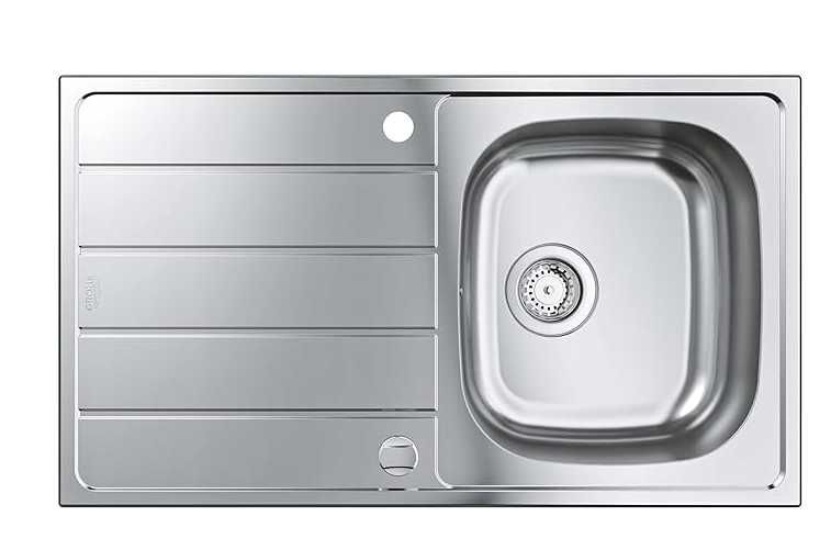 Zlewozmywak jednokomorowy Grohe K200 stal Inox