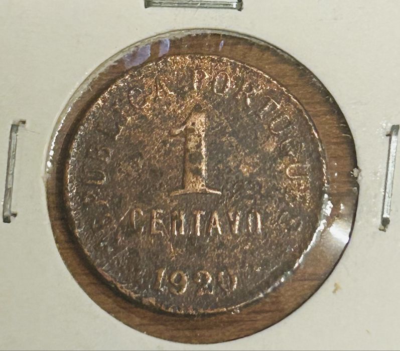 Compre 4 moedas 1 centavo 1917/1918/1920/1920P