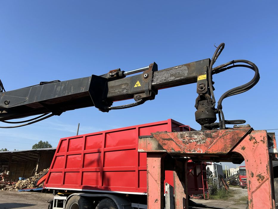 Hiab 140k dzwig zuraw budowlany chwytak do palet