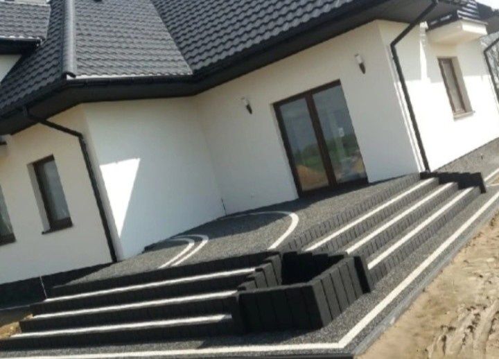 Układanie kostki brukowej. Brukarstwo. Płyty wielkoformatowe. FACHOWO