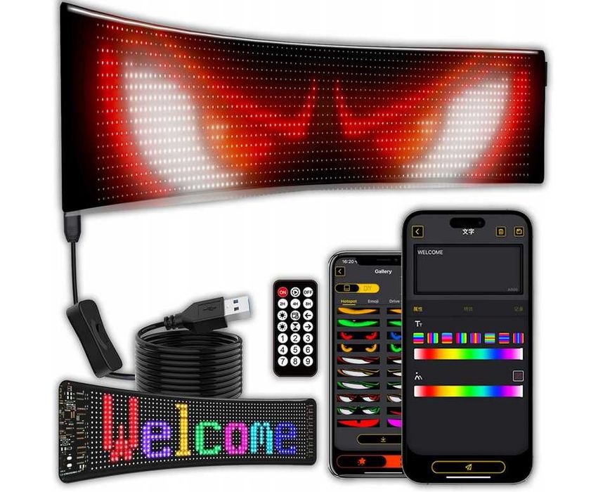 Panel Led Matrix 16x64