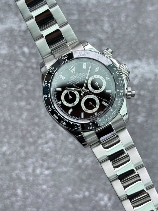 Швейцарские часы Rolex Oyster Perpetual Daytona Silver-Black