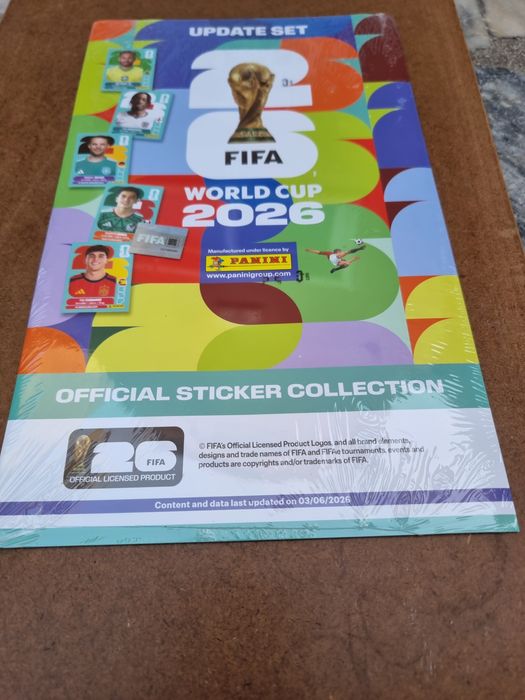 Kit atualização cromos Panini FIFA2026