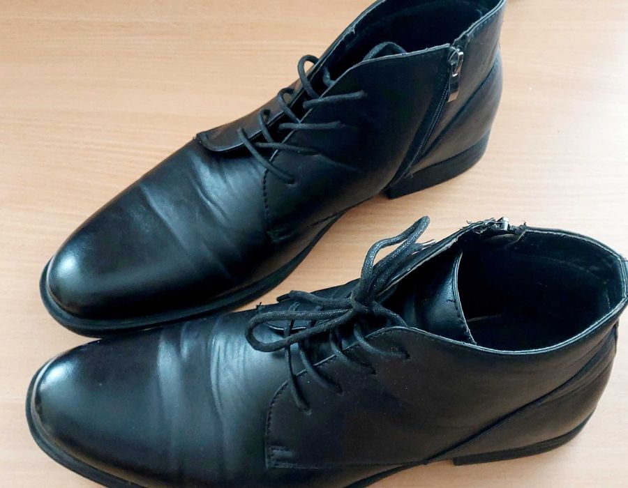 Buty męskie skórzane