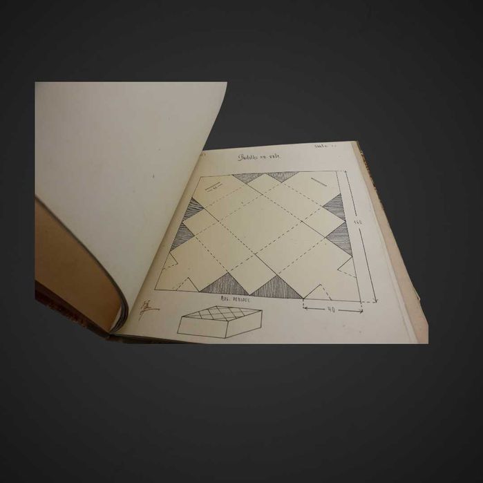 Rzadki rękopis Plany i szkice do prac Gralikowska1924/25 b5/060755