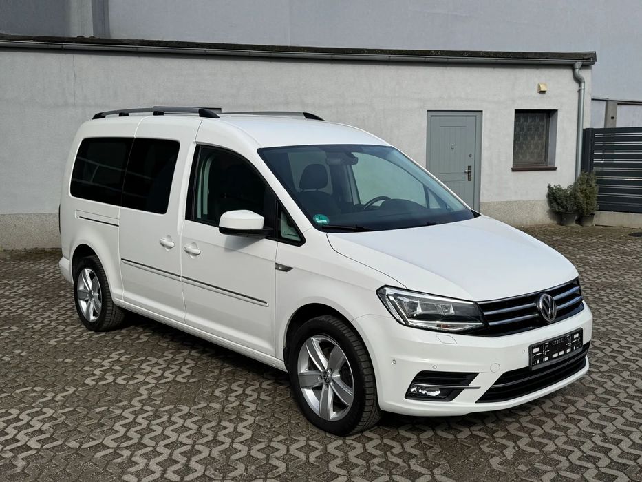 Volkswagen Caddy Maxi, Long, 7-osobowy, 2x drzwi przesuwne, automat DSG, czujniki